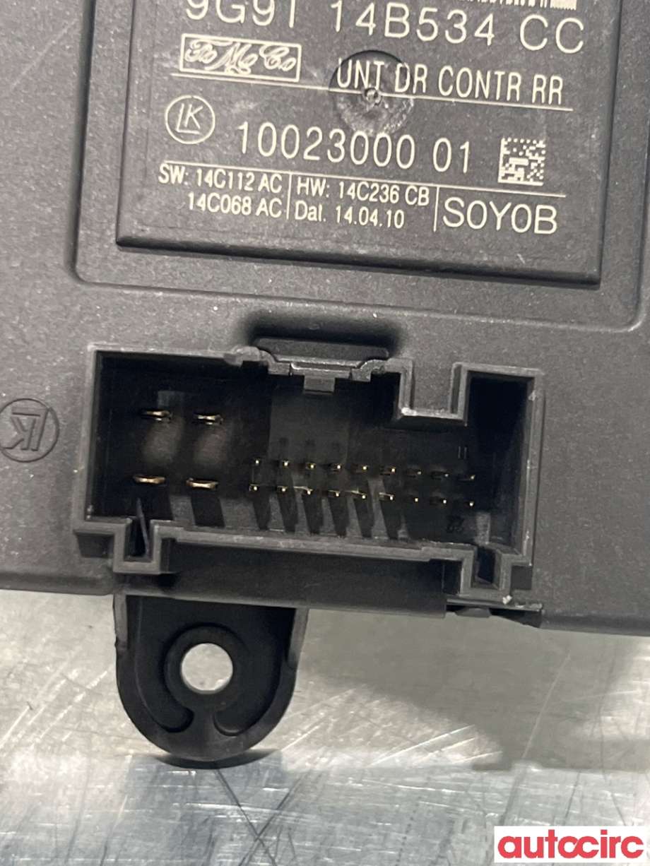 Styreenhet dør venstre foran til Volvo V70 2007-2013 (Type III, Fase 1)  (VOLVO|31318368|1002300001|9G9T14B534CC)