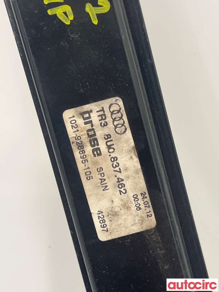 Ruteheis til Audi Q3 2011-2014 (Type I, Fase 1) (AUDI|8U0837462|)