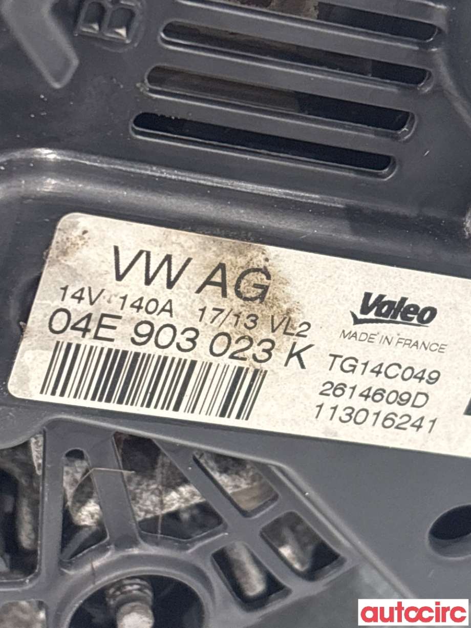 Dynamo til VW Golf VII 2012-2017 (Fase 1)  (VOLKSWAGEN|04E903023K|)