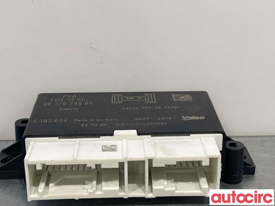 Styreenhet parkering til Peugeot Partner 2019-->> (Type III) (PEUGEOT|1634174280|9837674080)