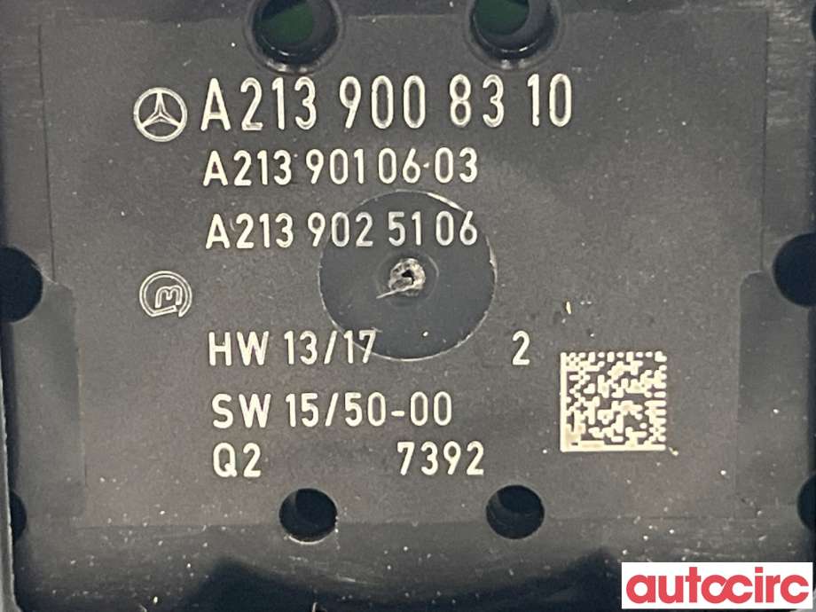 Bryter diverse til Mercedes E-Klasse 2016-2023 (W213) (W213) (MERCEDES|A2139008109)