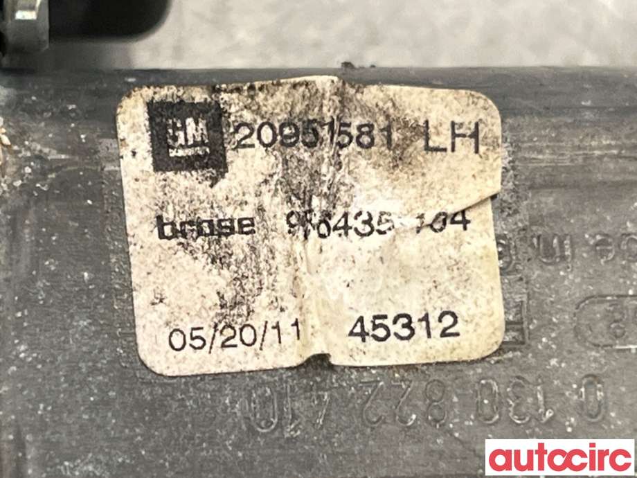 Ruteheis venstre foran til Opel Insignia A 2009-2014  (OPEL|20952456||20951581)