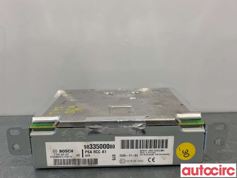 Bilstereo til Peugeot Partner, 2019-->> (Type III)  (PEUGEOT|1663363280)