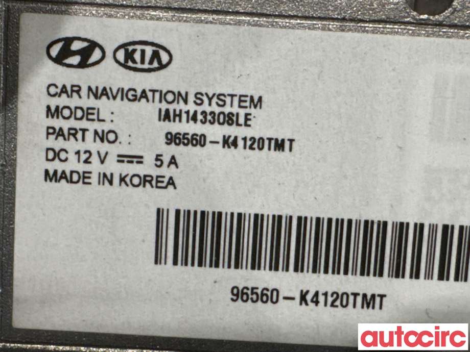 Bilstereo navigasjon til Hyundai Kona 2017-2021 (Type I, Fase 1) (HYUNDAI|96560K4120TMT|IAH14330SLE|96560K-4120TMT)