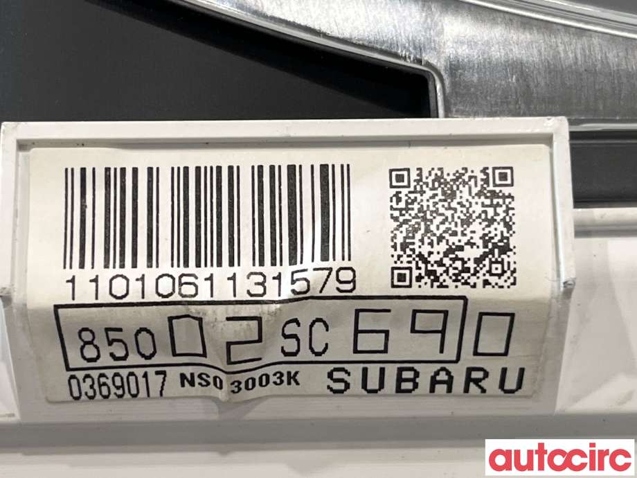 Instrumentpanel til Subaru Forester 2008-2013 (Type III)  (SUBARU|85022SC070|85002SC69)