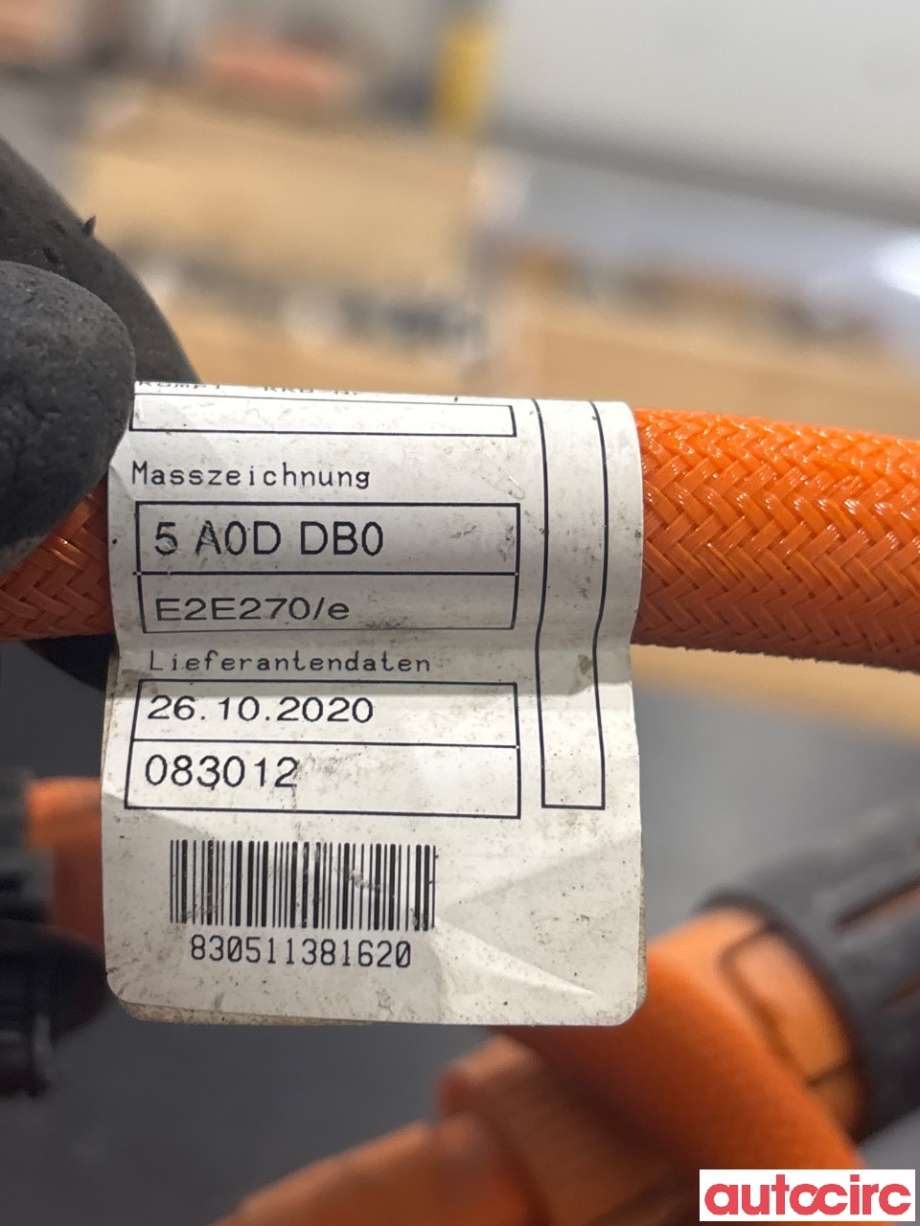 Kabel høy volt (HV) hybrid til BMW iX3 2021-->> (BMW|61125A36061||5A0DED4)