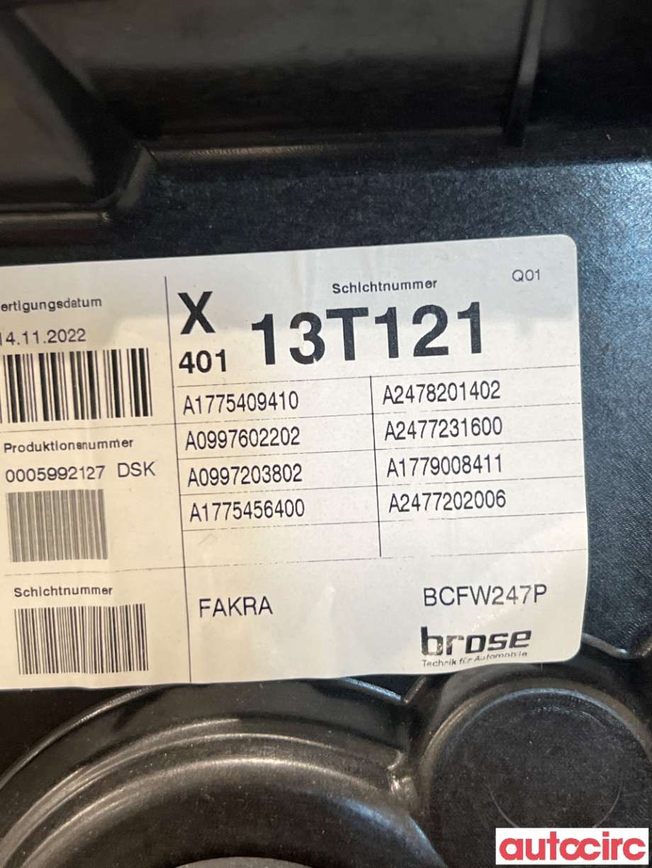 Ruteheis til Mercedes EQB 2022-->> (MERCEDES|A2477202006|)