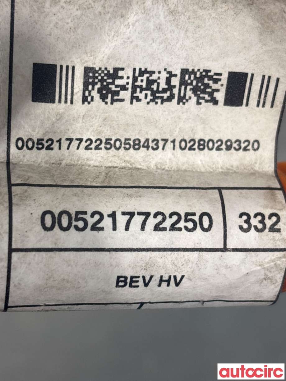 Kabel høy volt (HV) hybrid til Fiat 500 2021-->> (FIAT|52177225||00521772250)