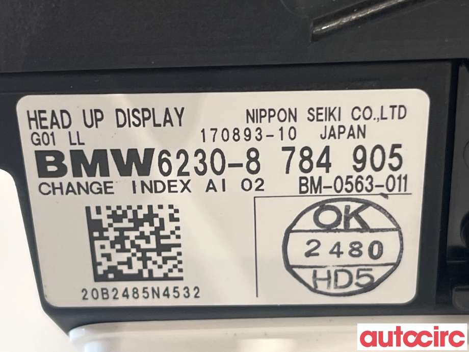 Instrumentpanel til BMW iX3 2021-->>  (BMW|62308784905)