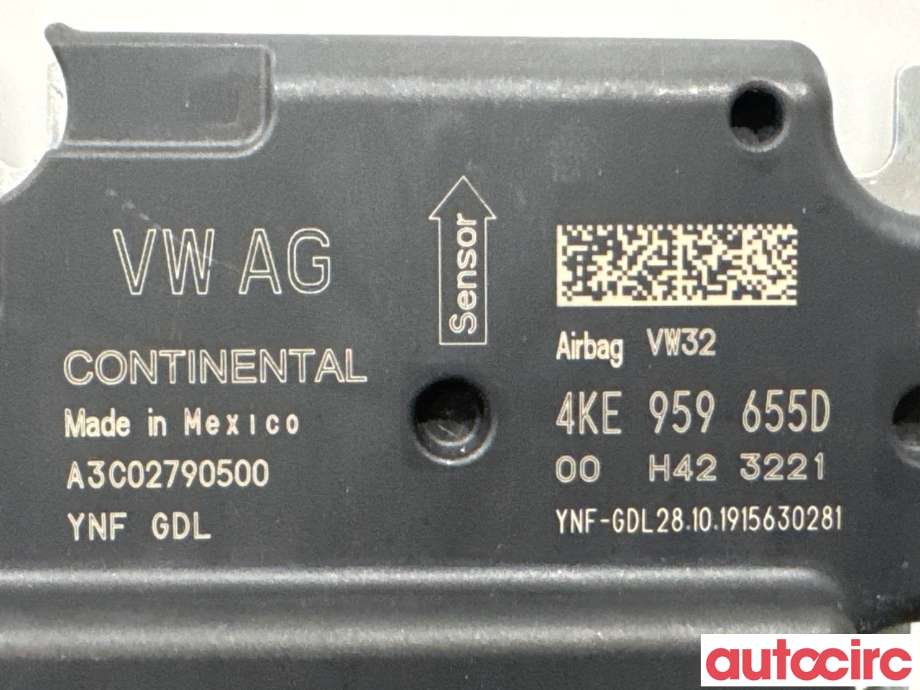 Airbag elektronikk til Audi e-tron 2018-->>  (AUDI|4KE959655D|A3C02790500)