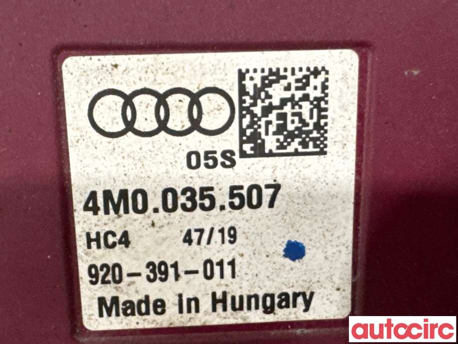 Diverse deler til Audi e-tron 2018-->>  (AUDI|4M0035507|920-391-011)