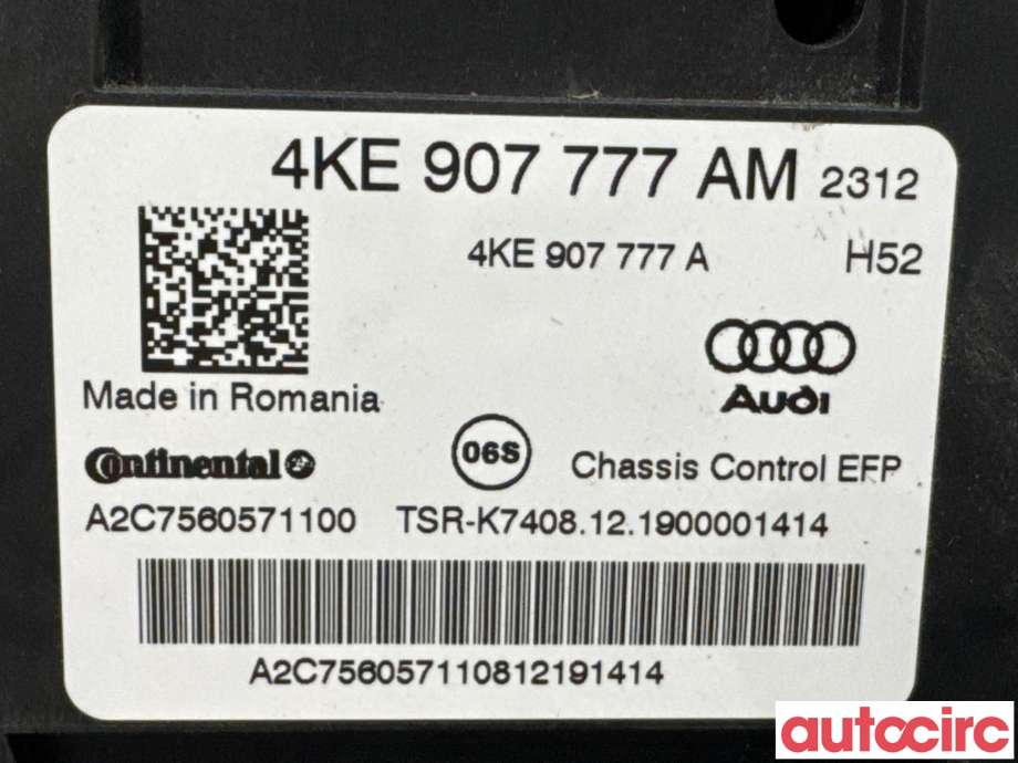 Styreenhet diverse til Audi e-tron 2018-->>  (AUDI|4KE907777AH|A2C7560571100|4KE907777AM)