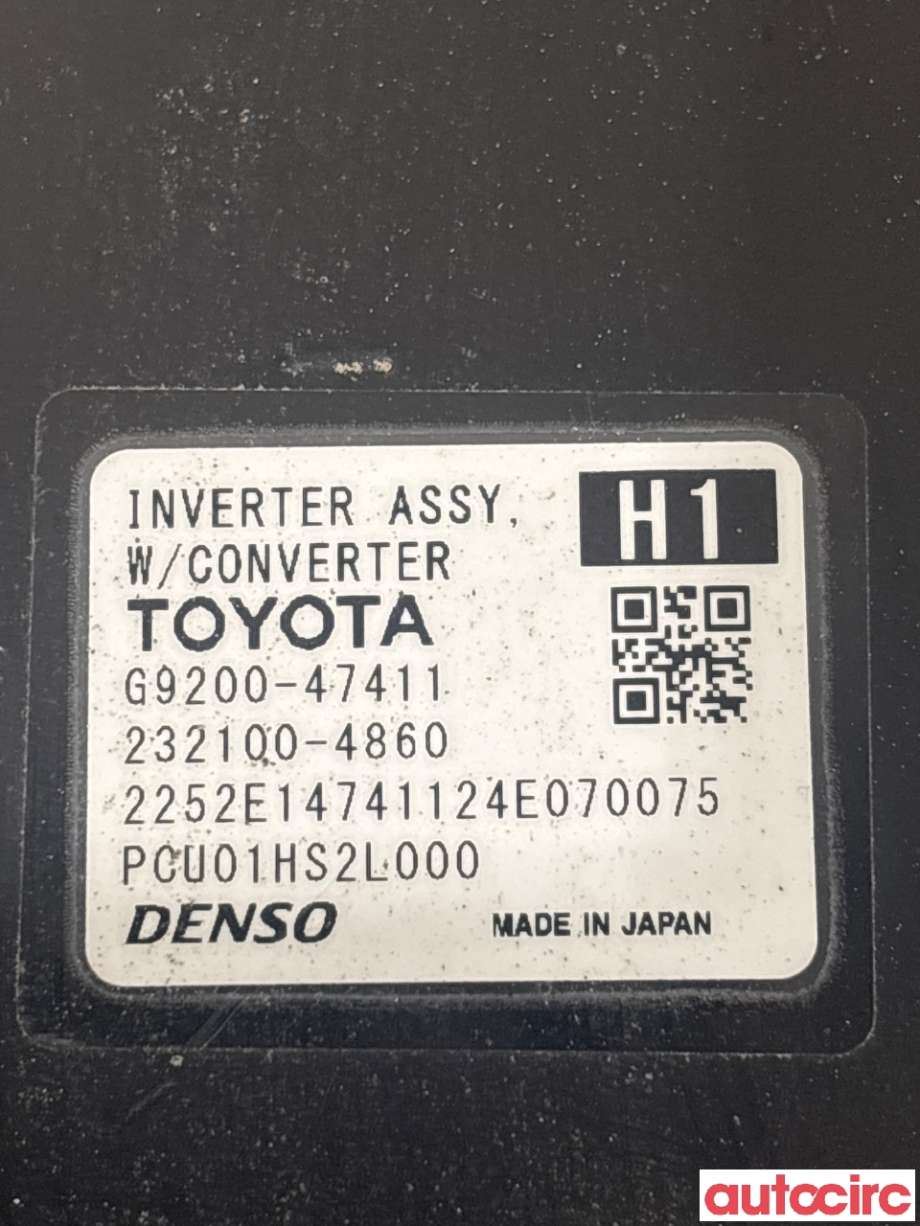 Inverter hybrid til Toyota Corolla Cross 2022-->>  (TOYOTA|G92A047241|232100-4860|G9200-47411)