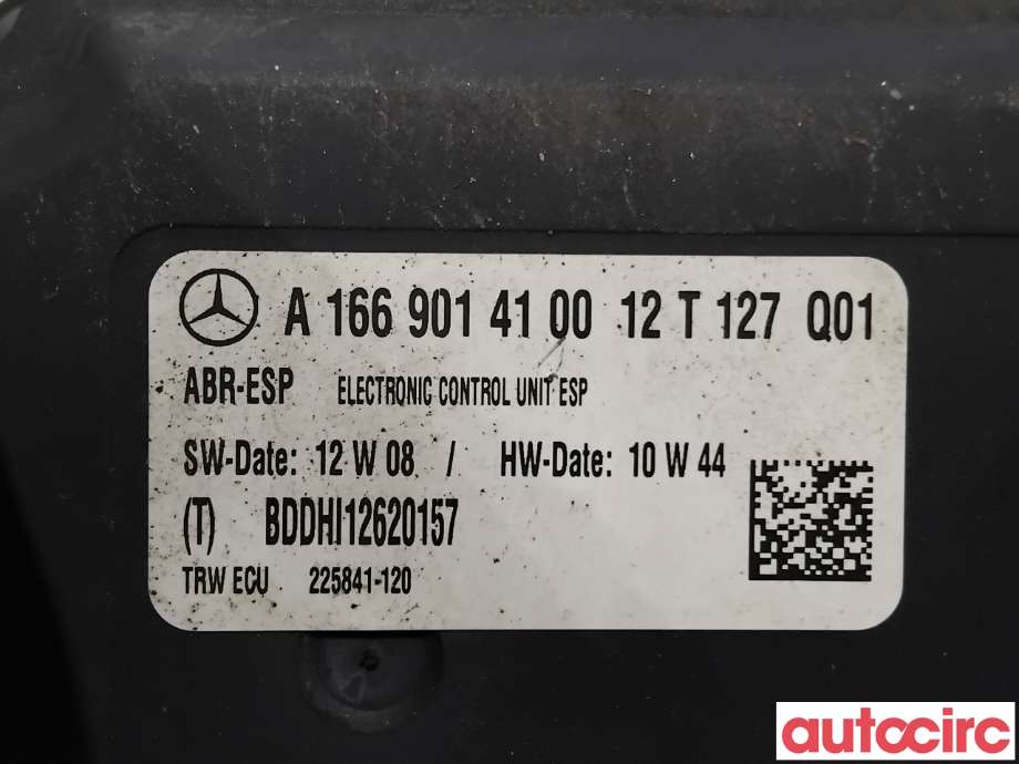 ABS sentral til Mercedes ML 2011-2015 (Fase 1) (W166) (W166) (MERCEDES|A1664313412|225841-120|A1664310900)