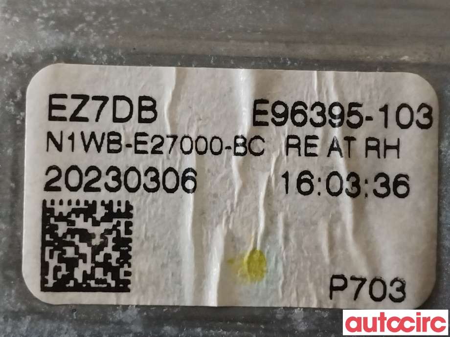 Ruteheis høyre bak til Ford Ranger / Ranger Raptor 2015-2022 (FORD|2594924|N1WB-E27000-BC)