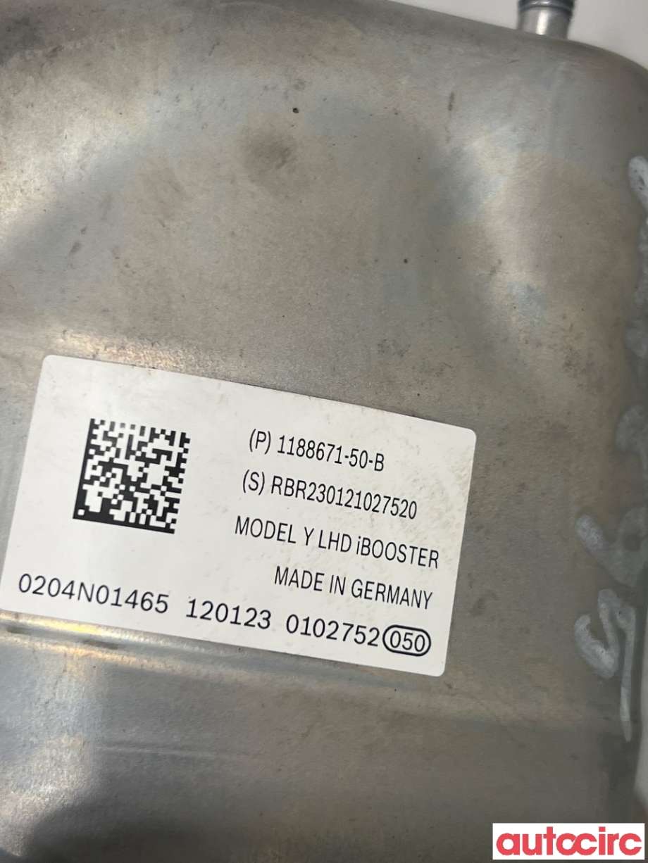 Bremsekraft-forsterker til Tesla Model Y 2021-2024 (Type I)  (TESLA|1188671-50-B|0204N01465)