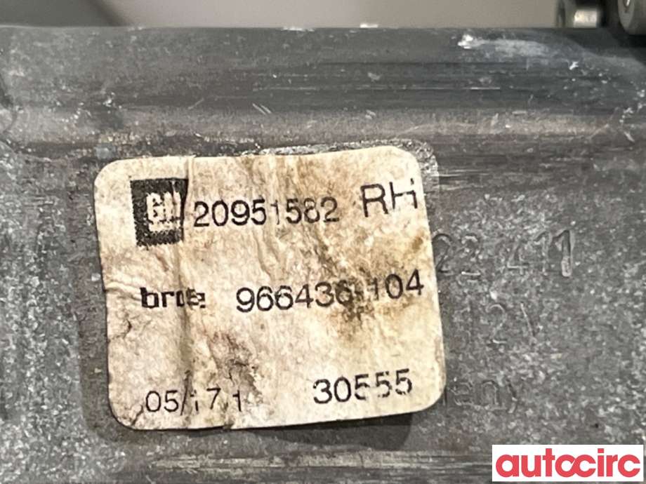 Ruteheis høyre foran til Opel Insignia A 2009-2014 (OPEL|20952751|9664361-104|20951582)