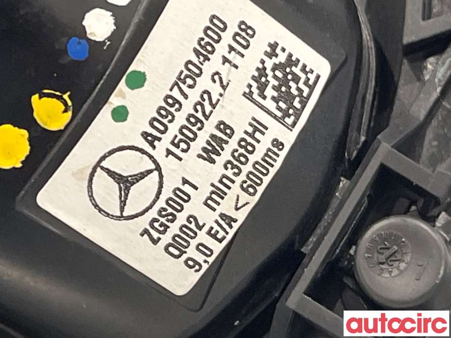 Bakluke/bakdør håndtak til Mercedes EQC 2019-->> (MERCEDES|A0997504600)
