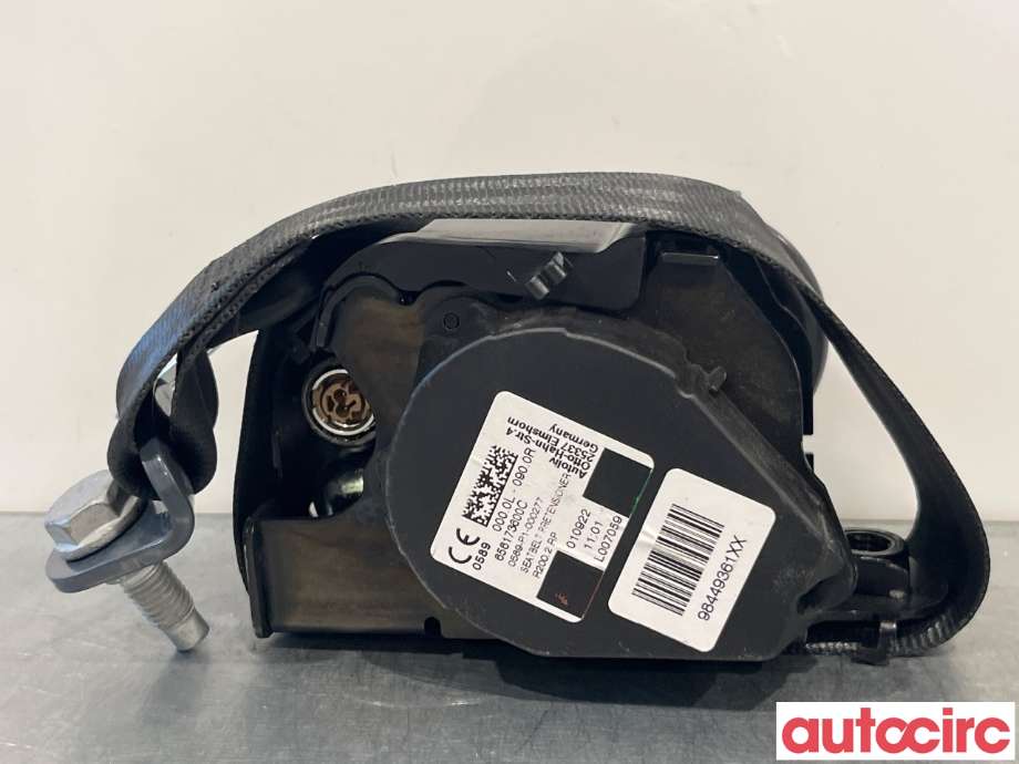 Sikkerhetsbelte bak høyre til Citroën C4, Spacetourer 2019-->>  (CITROEN|98389329XX|98449361XX)