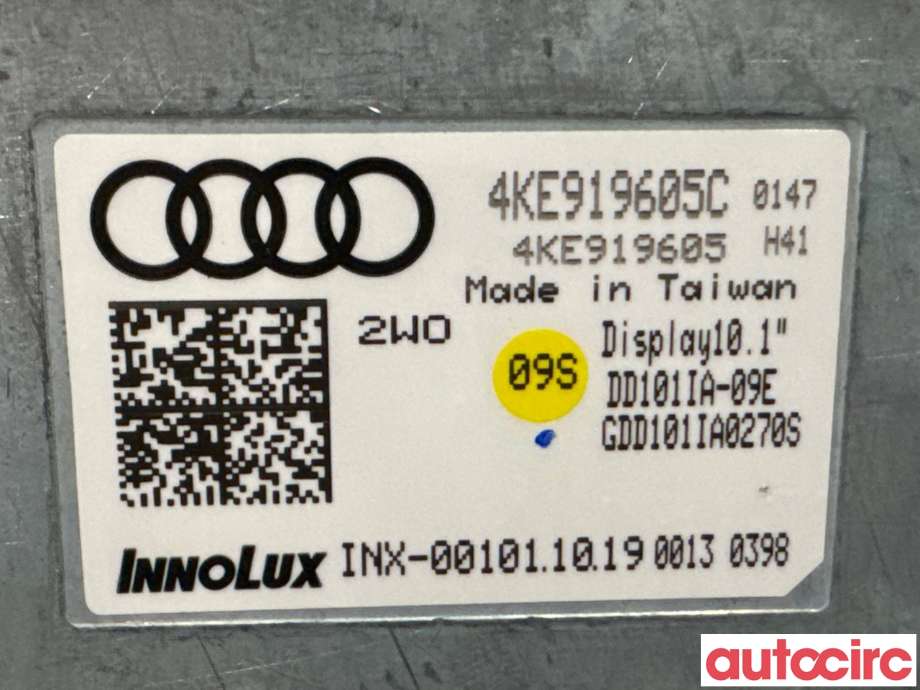 Instrument kjørecomputer til Audi e-tron 2018-->>  (AUDI|4KE919605C|DD101IA-09E)