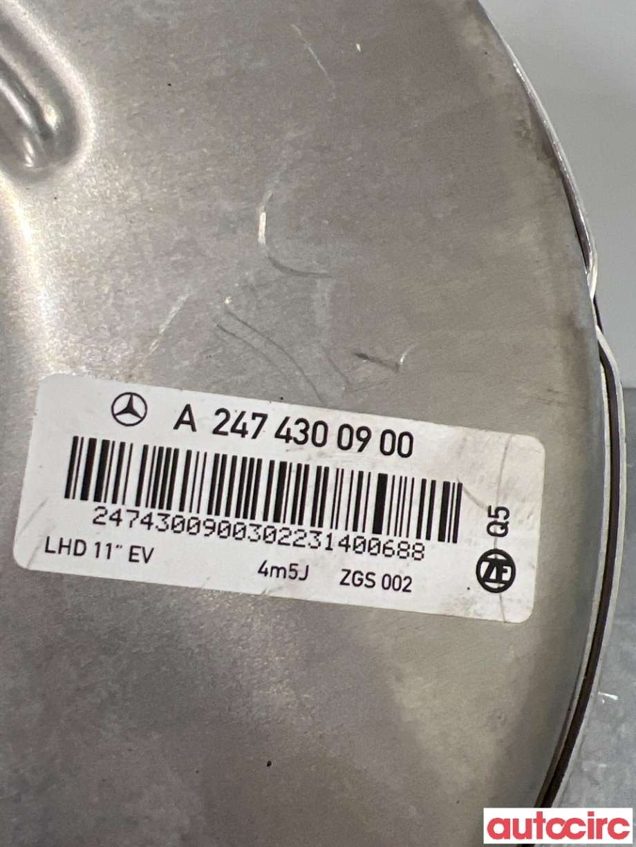 Bremsekraft-forsterker til Mercedes EQB 2022-->>  (MERCEDES|A2434301000||A2474300900)