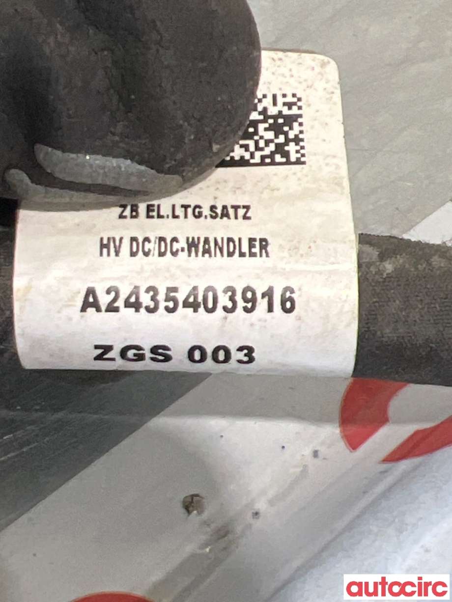 Kabel høy volt (HV) hybrid til Mercedes EQB 2022-->>  (MERCEDES|A2435403916|)