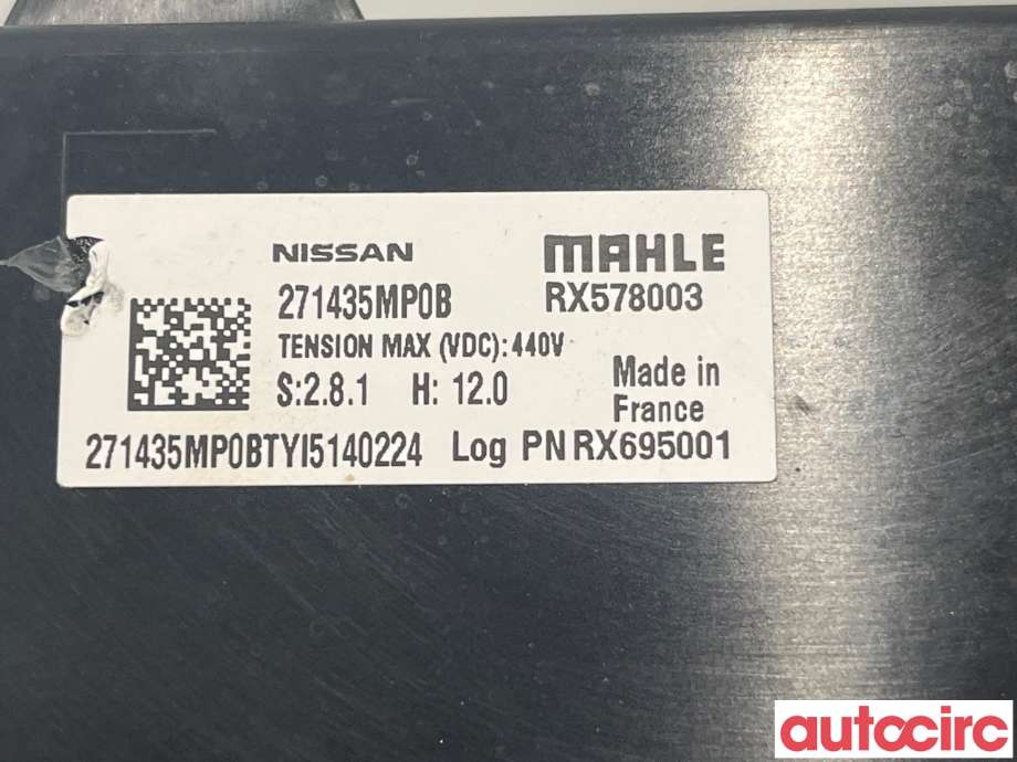 Varmeapparat register til Nissan Ariya 2022-->>  (NISSAN|271435MP0B)