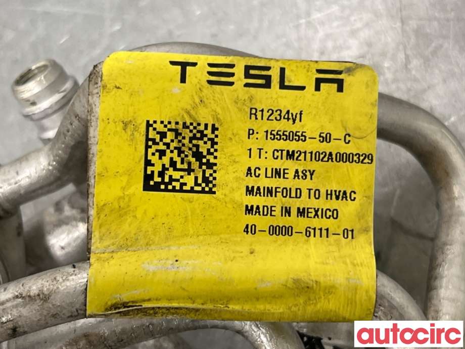Aircondition rør til Tesla Model 3 2018-2023 (Fase 1)  (TESLA|1555055-50-C|)