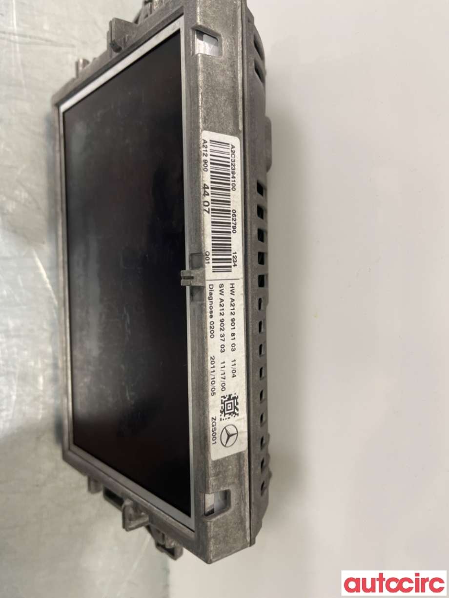 Multimedia display (MCU - Media Controller Unit) til Mercedes E-Klasse 2009-2013 (Fase 1) (W212) (W212) (MERCEDES|A2129002213|A2C32394100|A2129018103)