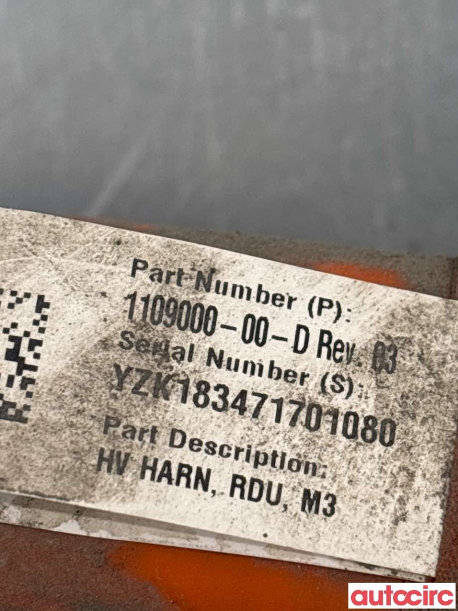 Kabel høy volt (HV) hybrid til Tesla Model 3 2018-2023 (Fase 1) (TESLA|1109000-00-E||1109000-00-D)