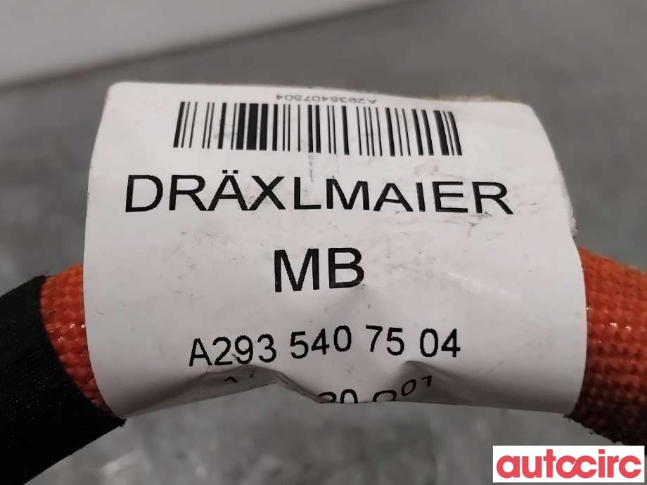 Kabel høy volt (HV) hybrid til Mercedes EQC 2019-->>  (MERCEDES|A2935407504|)