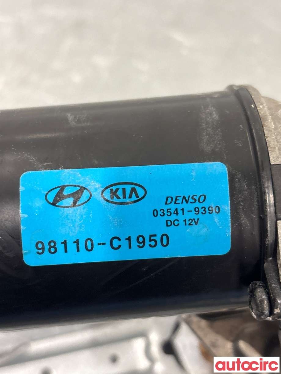 Viskermotor frontrute til Hyundai Kona 2017-2021 (Type I, Fase 1)  (HYUNDAI|98120J9000|03541-9390|98110-C1950)