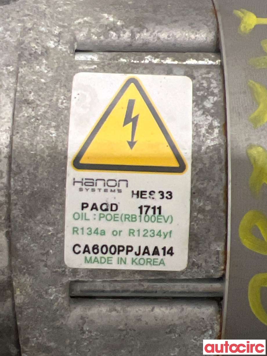 Aircondition kompressor til Hyundai Kona 2017-2021 (Type I, Fase 1) (HYUNDAI|97701K4000|CA600PPJAA14)