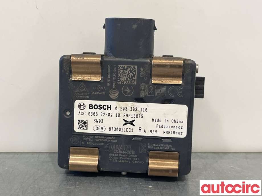 Sensor radar til XPeng G3, 2021-->>  (XPENG|8730021DC1)
