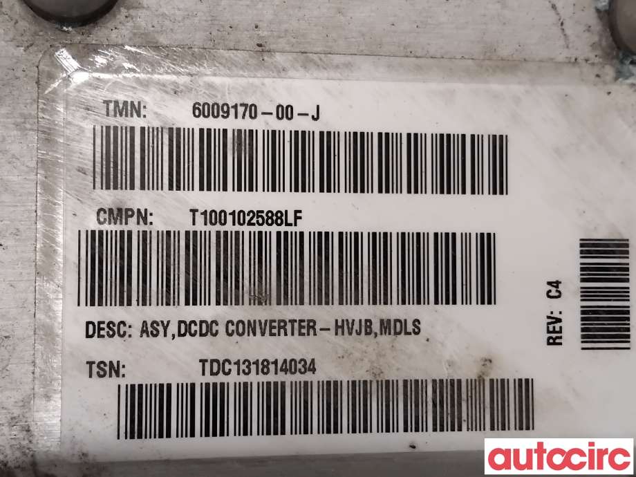 DCDC converter hybrid til Tesla Model S 2013-2016 (Fase 1) (TESLA|1458271-00-J||6009170-00-J)
