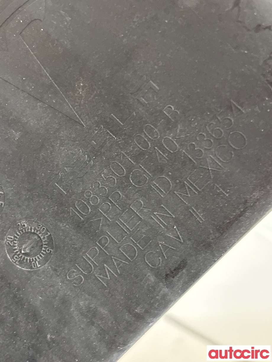 Frontplate øvre til Tesla Model 3 2018-2023 (Fase 1)  (TESLA|1110240-00-B|)