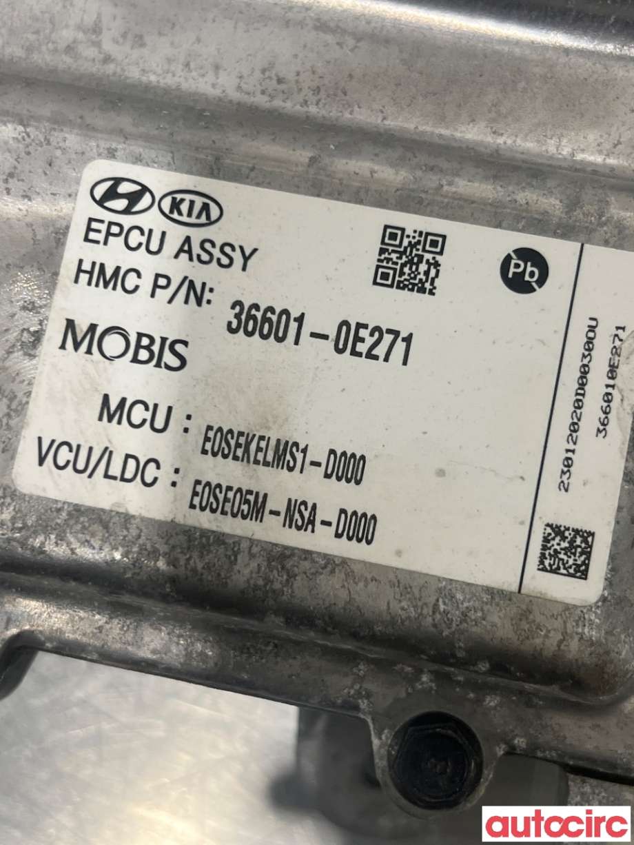 Inverter elbil til Hyundai Kona 2017-2021 (Type I, Fase 1) (HYUNDAI|366010E271|EOSEKEL-MS1-D000|36601-0E271)