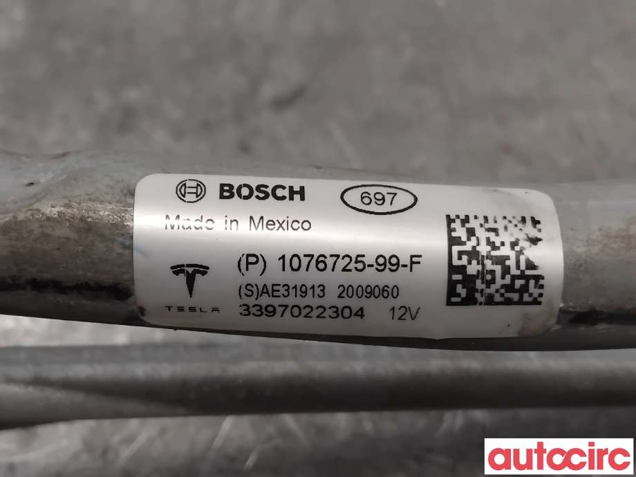 Viskermotor frontrute til Tesla Model 3 2018-2023 (Fase 1)  (TESLA|1076725-99-F|1397225016)