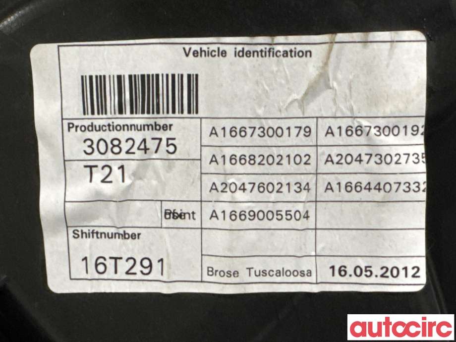 Ruteheis til Mercedes ML 2011-2015 (Fase 1) (W166) (W166) (MERCEDES|A1667300179|)