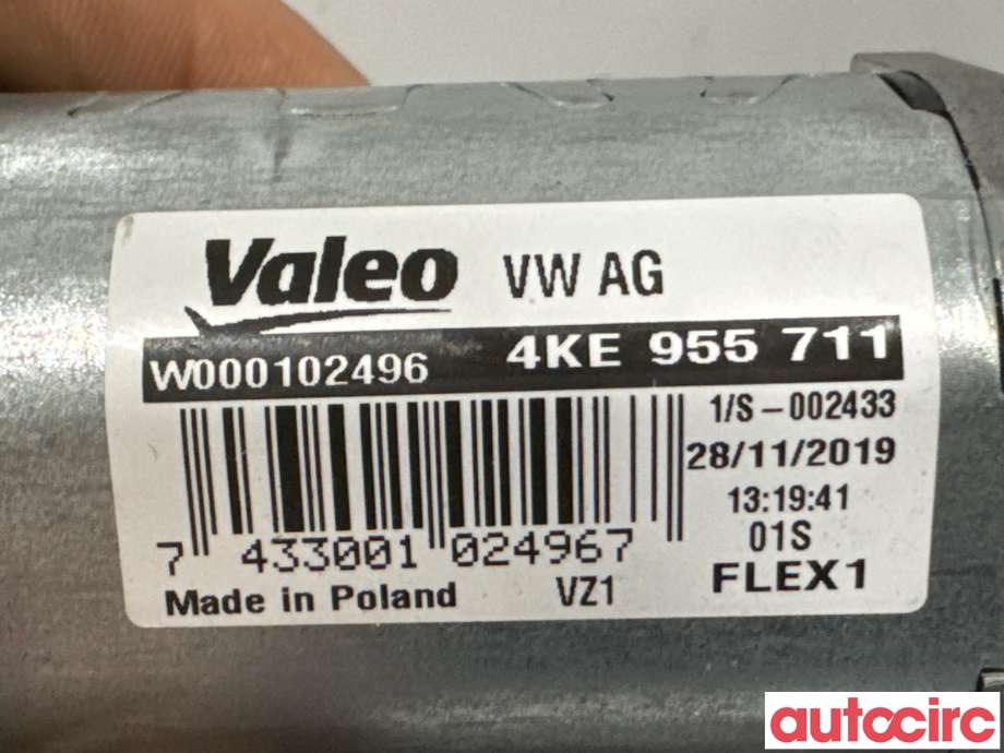 Viskermotor bakrute til Audi e-tron 2018-->>  (AUDI|4KE955711|W000102496)