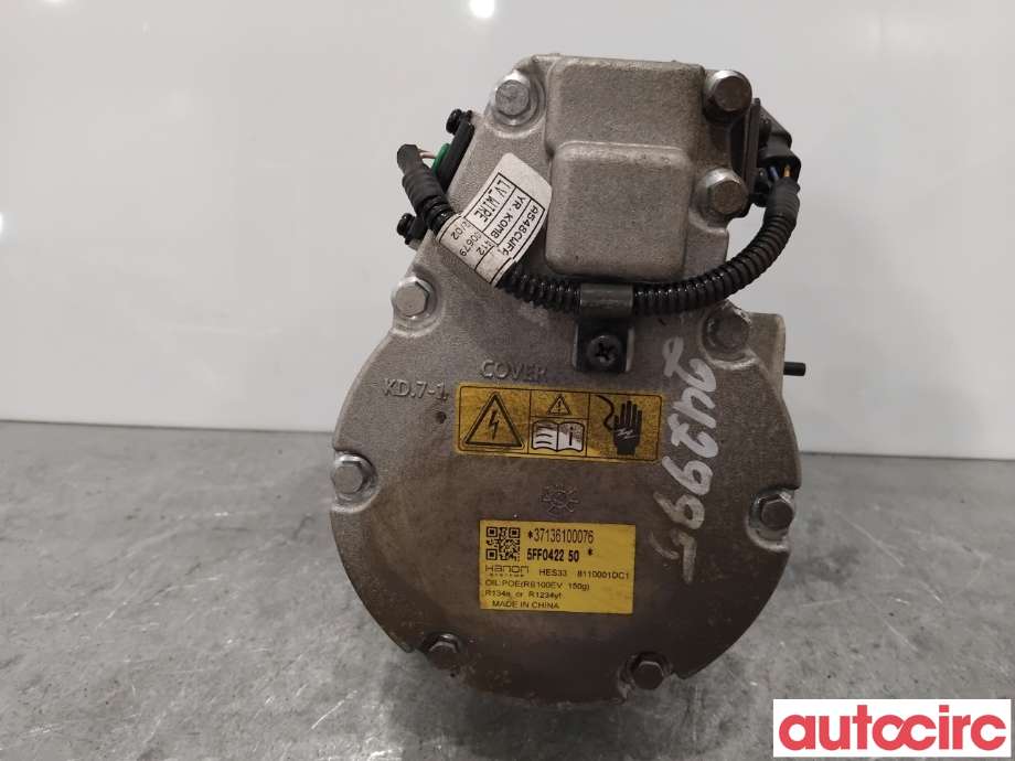 Aircondition kompressor til XPeng G3 2021-->>  (XPENG|8110001DC1|5FF042250)
