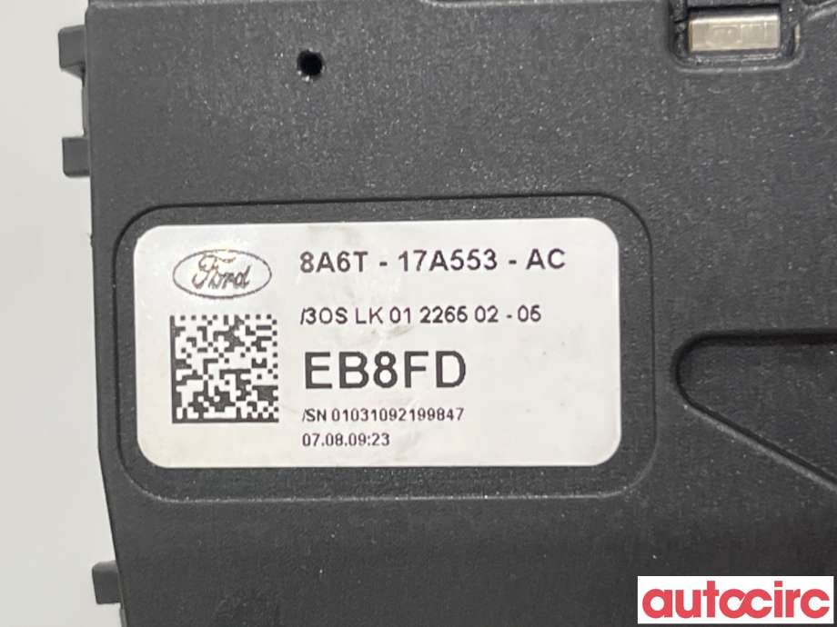 Bryter visker til Ford Fiesta 2008-2012 (Type VI, Fase 1)  (FORD|1537625||8A6T-17A553-AC)