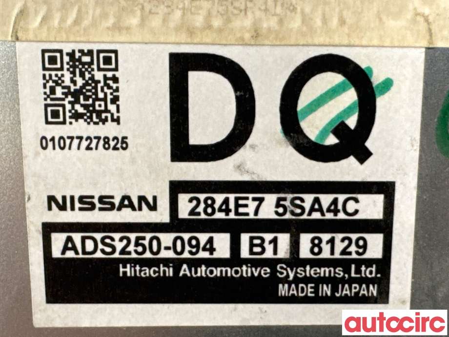 Styreenhet diverse til Nissan Leaf 2018-->> (Type II)  (NISSAN|284E75SA4C|ADS250-094|284E75SR4D)