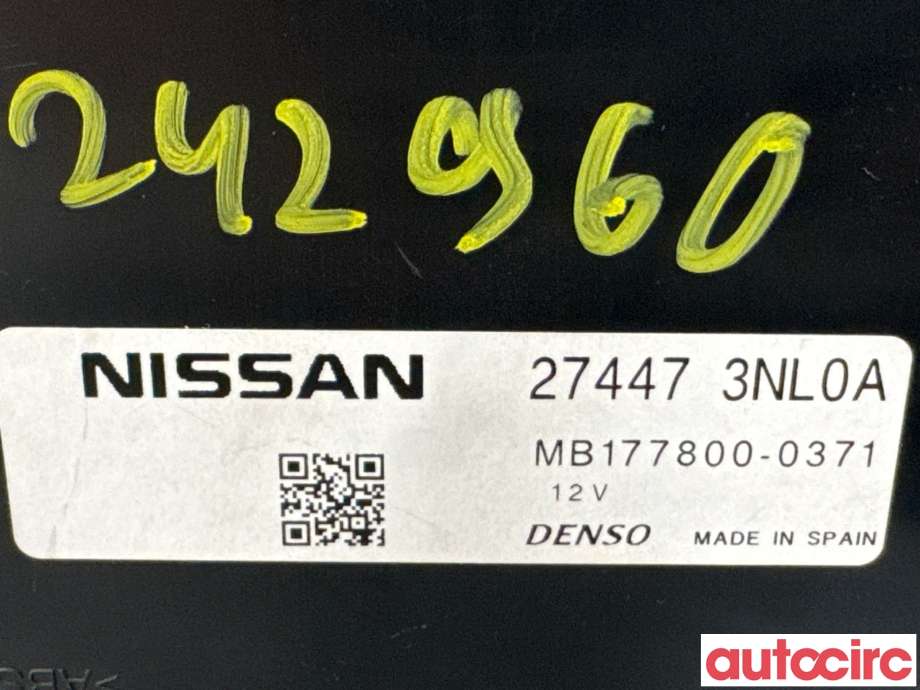 Styreenhet klima/aircondition til Nissan Leaf 2018-->> (Type II) (NISSAN|274473NL0A|MB177800-0371)