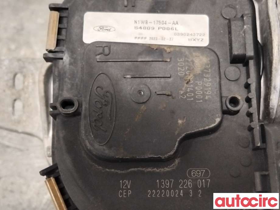 Viskermotor frontrute til Ford Ranger / Ranger Raptor 2015-2022 (FORD|2697133|1397226017|N1WB-17500-AA)
