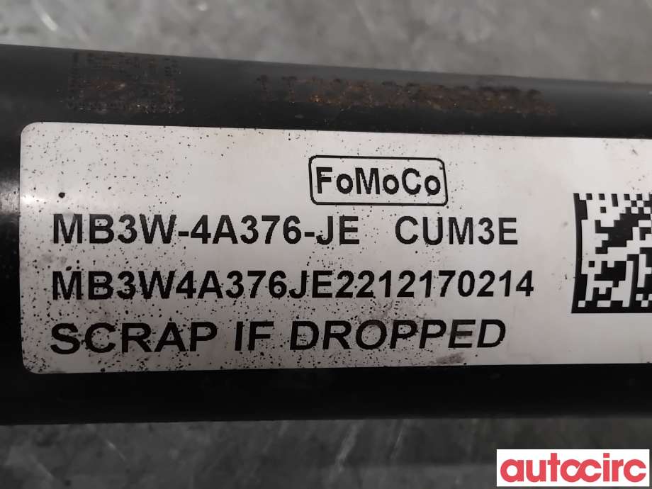 Mellomaksel fremre til Ford Ranger / Ranger Raptor 2015-2022 (FORD|2603651||MB3W-4A376-JE)