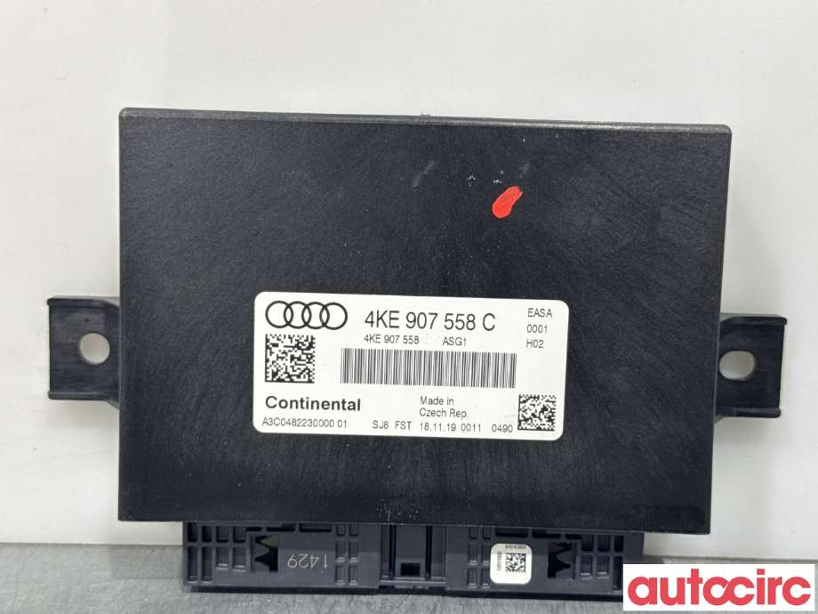 Styreenhet diverse til Audi e-tron, 2018-->>  (AUDI|4KE907558C)