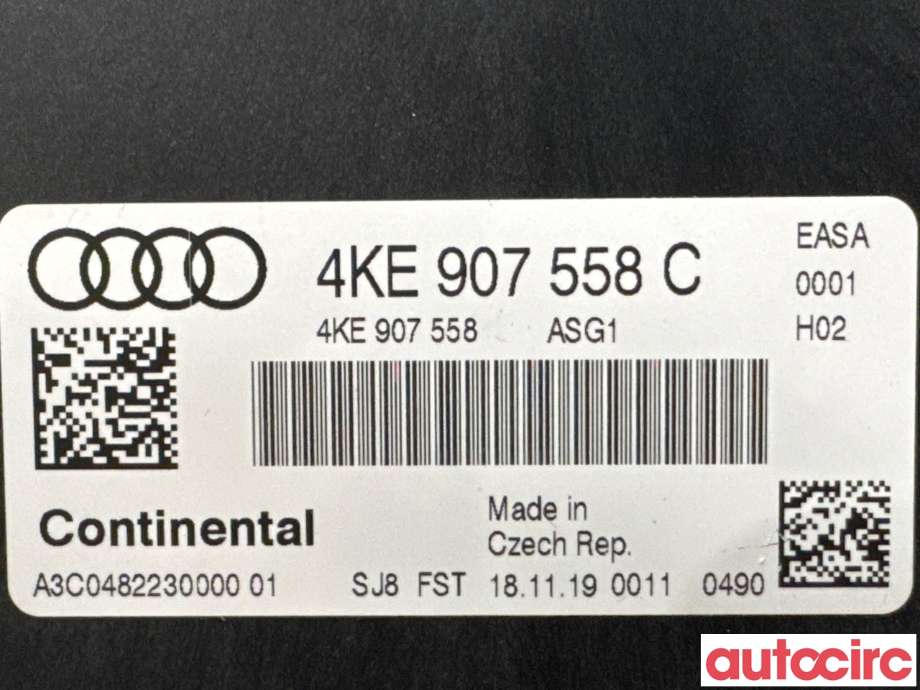 Styreenhet diverse til Audi e-tron 2018-->> (AUDI|4KE907558C|A3C0482230000)