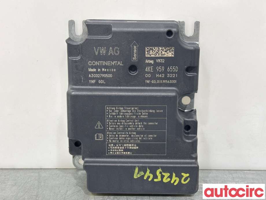 Airbag elektronikk til Audi e-tron, 2018-->>  (AUDI|4KE959655D)