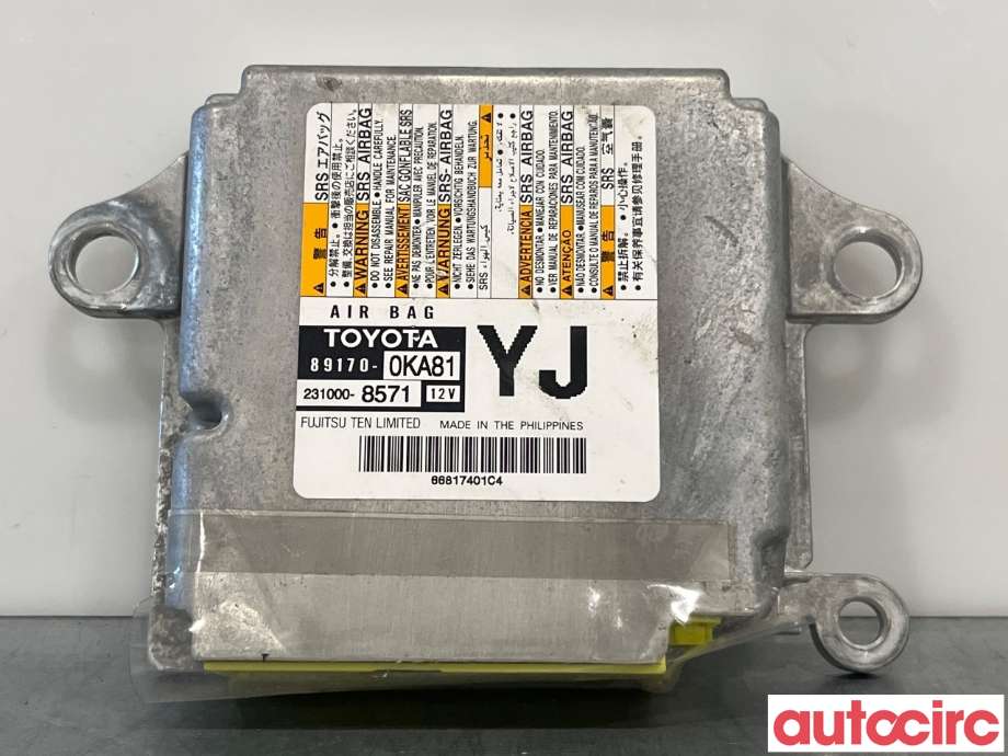 Airbag elektronikk til Toyota Hilux 2016-2020 (TOYOTA|891700KA81|89170-0KA81)